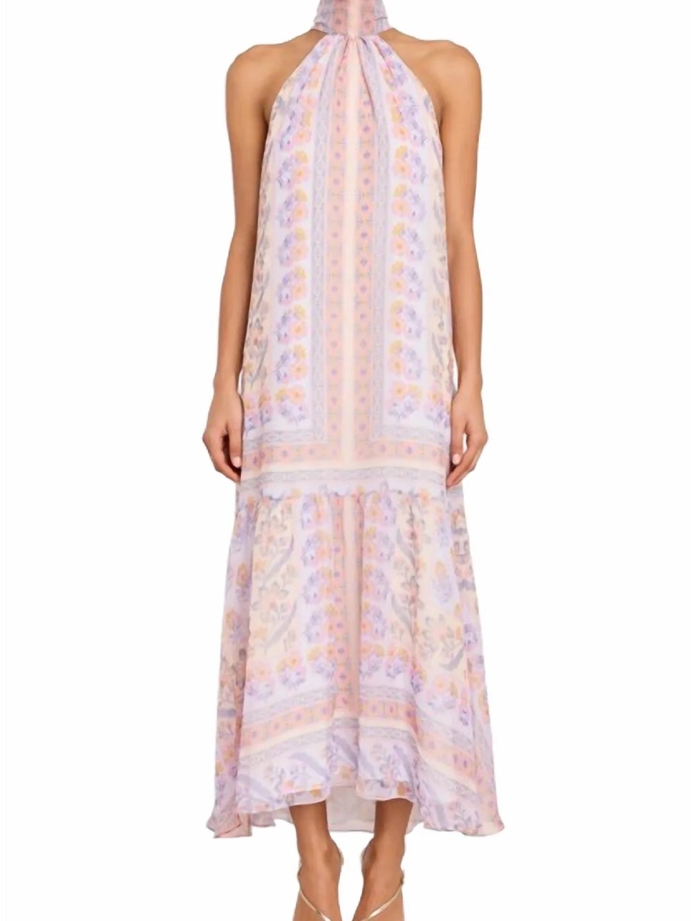 NWT Amanda Uprichard Fontana Maxi Dress in Calabria Print